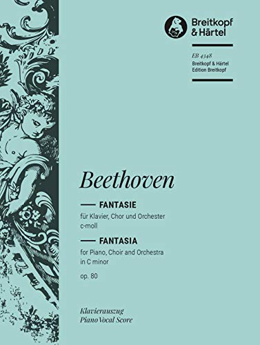 Chorfantasie c-moll op. 80 - Breitkopf Urtext - Klavierauszug (EB 4348): Für 2 Klaviere von Breitkopf & Härtel